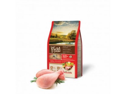 Sam's Field Low Grain Adult Mini Chicken & Potato, superprémiové granule,  (Sams Field bez pšenice)