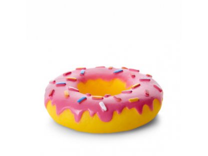 Vinylový donut XL 14 cm, vinylová (gumová) hračka