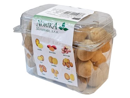 Zemiaková sadba Soraya 1kg vanička minihľuzy poloneskorá žltá, typ B, veľmi chutná (Soraja)