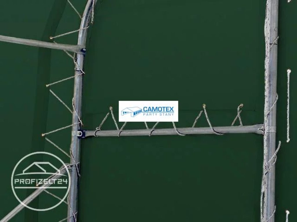 Mobilní skladová hala Everest 8x12m  4x3,4 m , PVC 720gr/m2, tmavě zelená