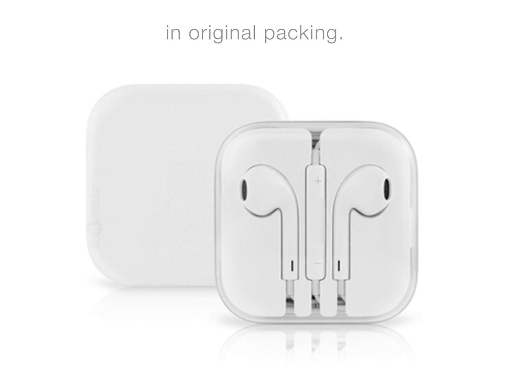 Apple EarPods, s mikrofonem, bílá