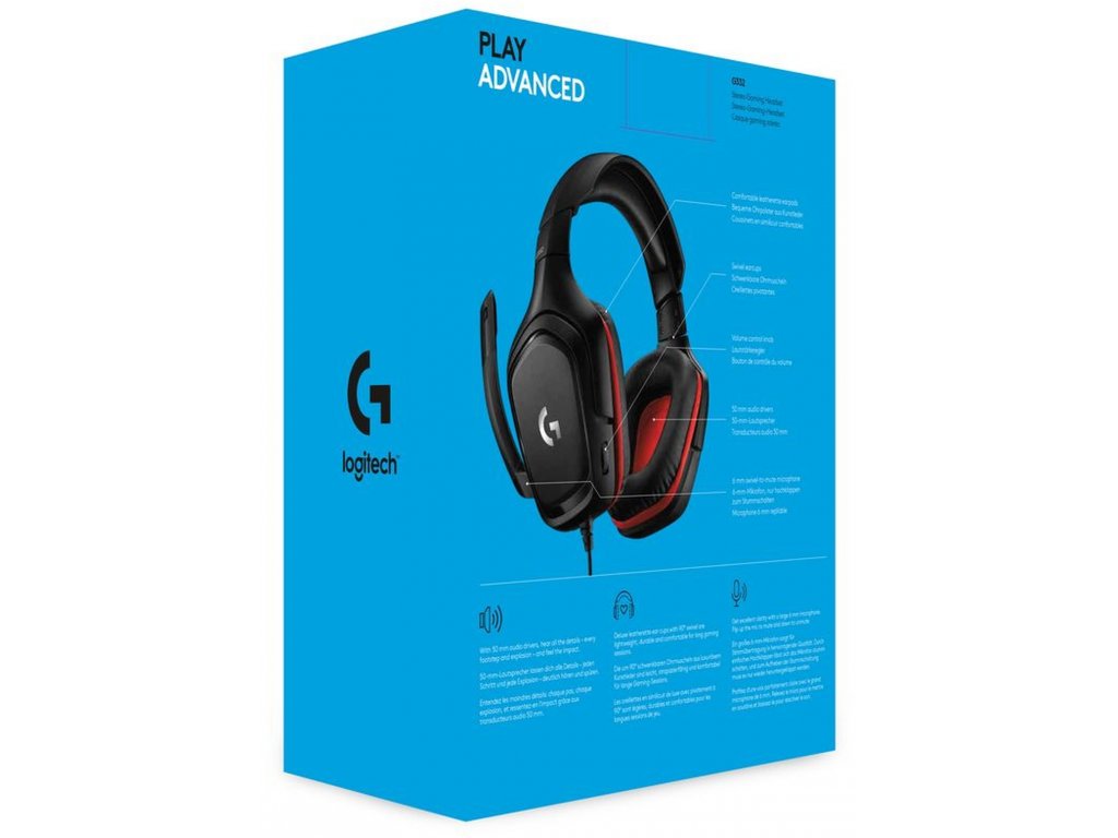 Logitech G332, černá