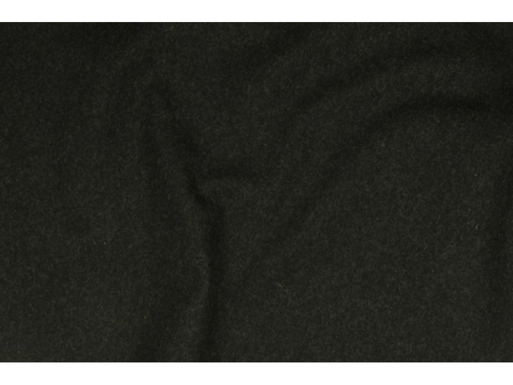 Černý flauš,š. 150 cm