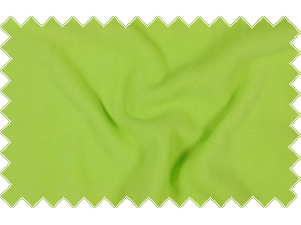 Jasně zelený silnější fleece