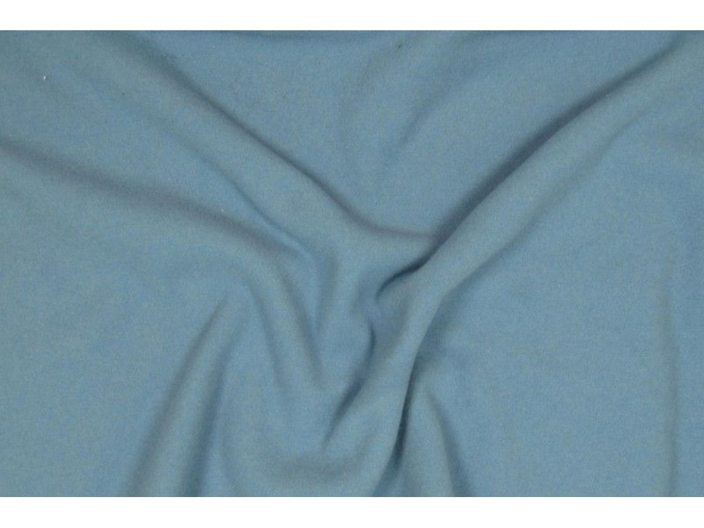 Středně modrý flauš,š. 160 cm