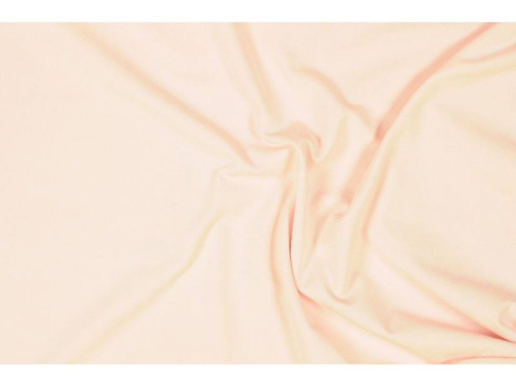 Světle rúžový tričkový elastický úplet š.155 cm