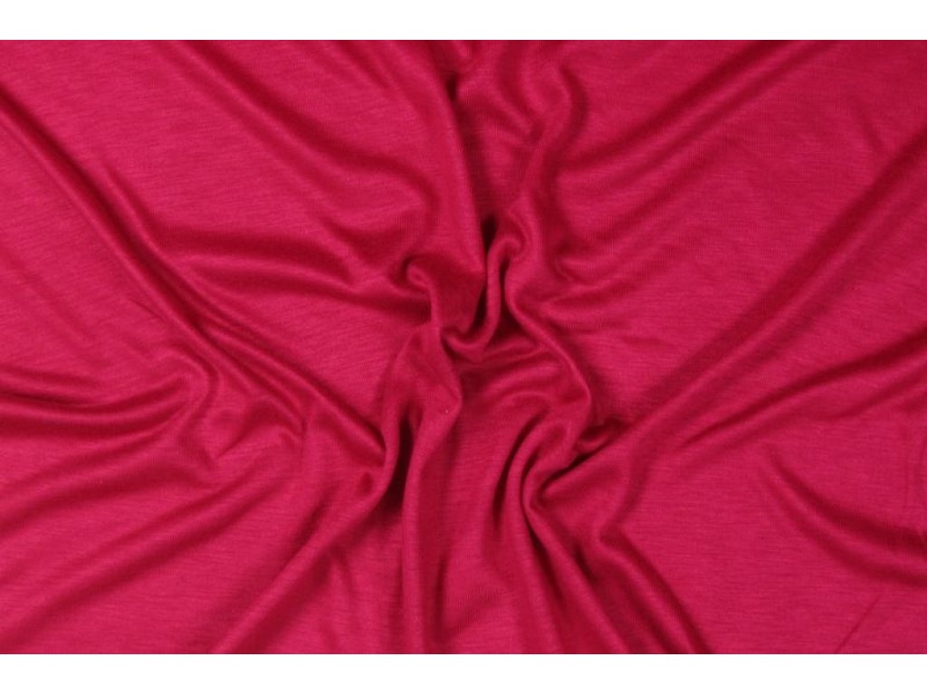 Sytě růžový úplet , š.180 cm
