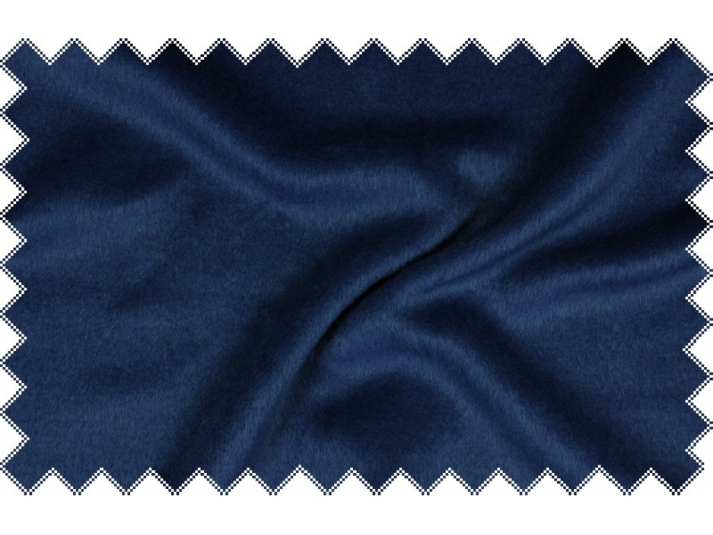 Zbytková látka středně modrý flauš 1,5 m,š. 150 cm
