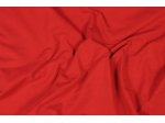Červený tričkový elastický úplet š.155 cm
