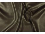 Tmavě hnědá elastická koženka, š.150 cm