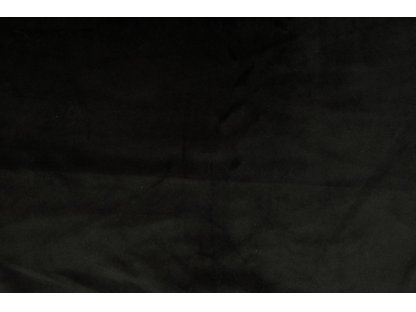 Černá jemná kožešinka - plyš, š.155 cm