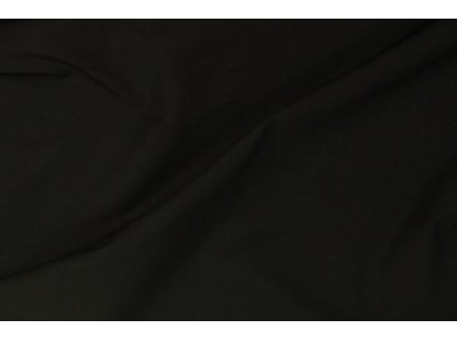 Černá kalhotovka s elastanem, š.150 cm