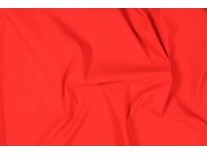 Červené plátno s elastanem, š.142 cm
