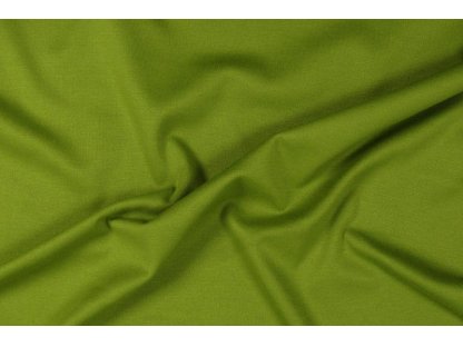Hráškově zelený pevnější  úplet , š.150 cm