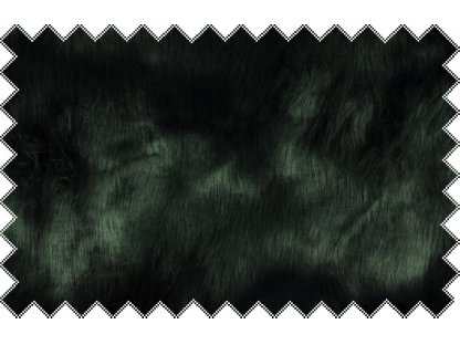 Šedo-zelená exkluzivní italská kožešina s vlasem cca 4 cm