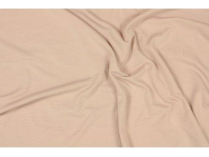 Starorůžový tričkový elastický úplet š.160 cm