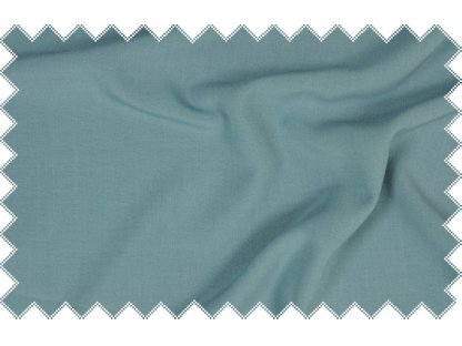 Středně modrá kalhotovka, oblekovka s elastanem, š.140 cm