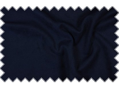 Tmavě modrý flauš,š. 150 cm