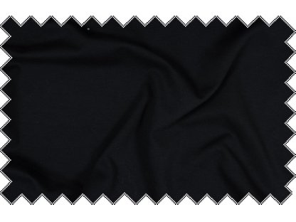 Tmavě modrý pevnější elastický splývavý úplet , š.150 cm