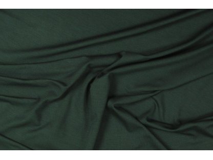 Tmavě zelený  úplet , š.150 cm