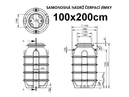 automatická čerpací jímka GRAND určena pro čerpání do spádové (gravitační) kanalizace