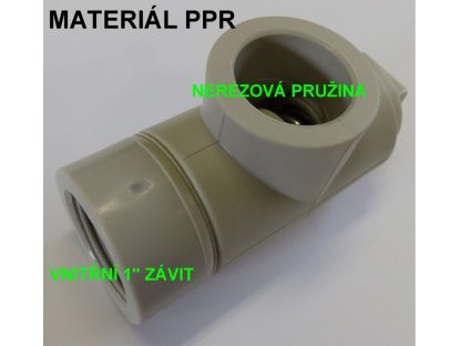 PV2 Pojistný ventil plastový, 1", 6 bar 2