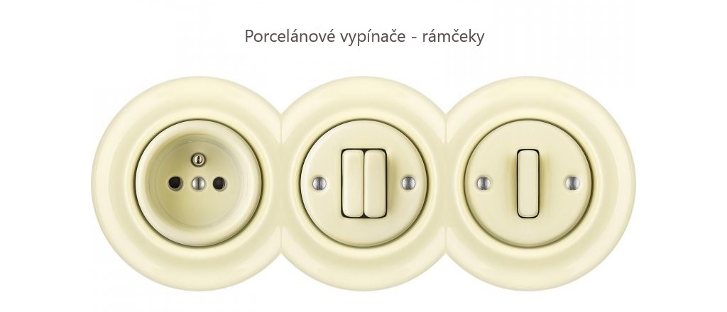 Vypínače rámčeky