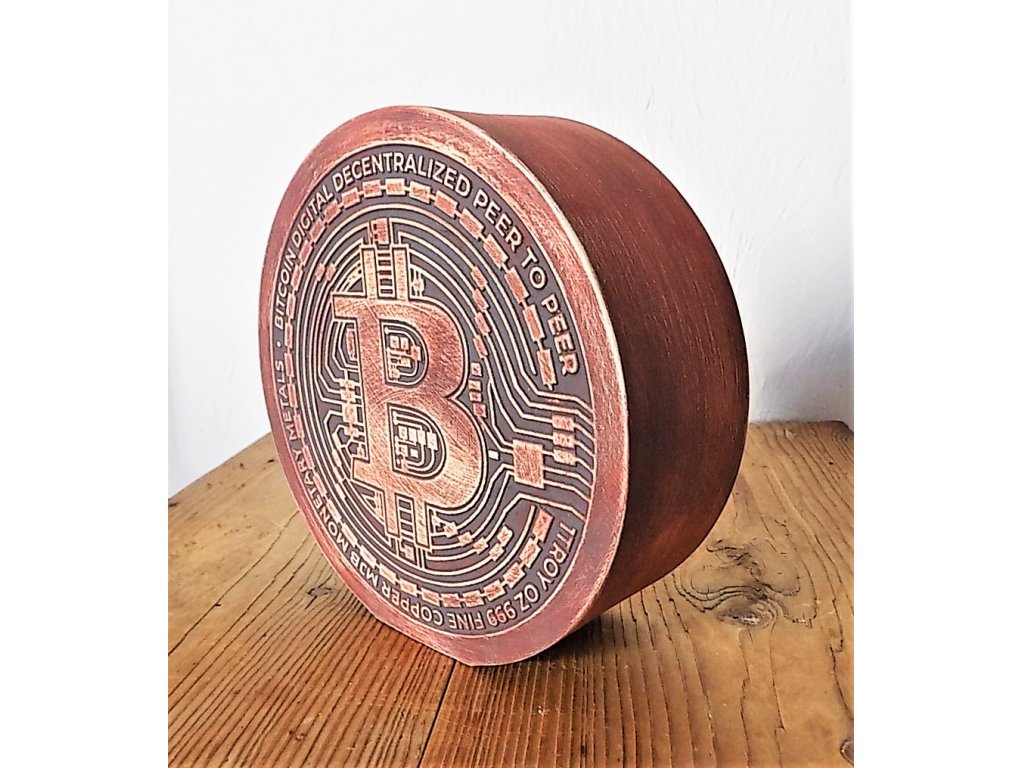 Bitcoin kasička  - STEAMPUNK