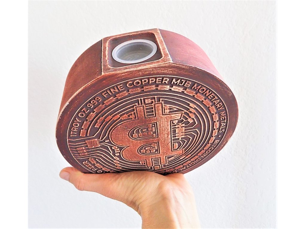 Pokladnička na bitcoiny - STEAMPUNK