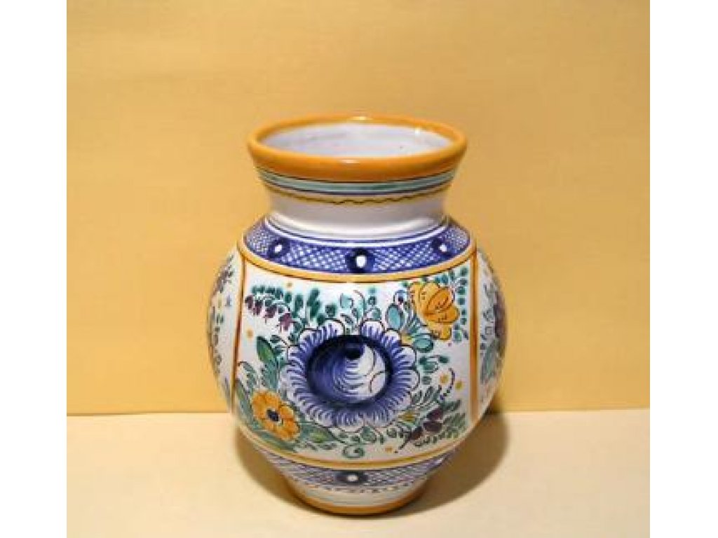 Dekorační váza, habánská keramika
