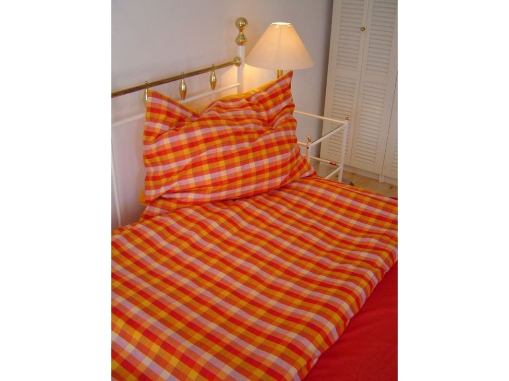 Kanafas posteľná bielizeň Andrea 2, prikrývka 140x200 + vankúš 70x90