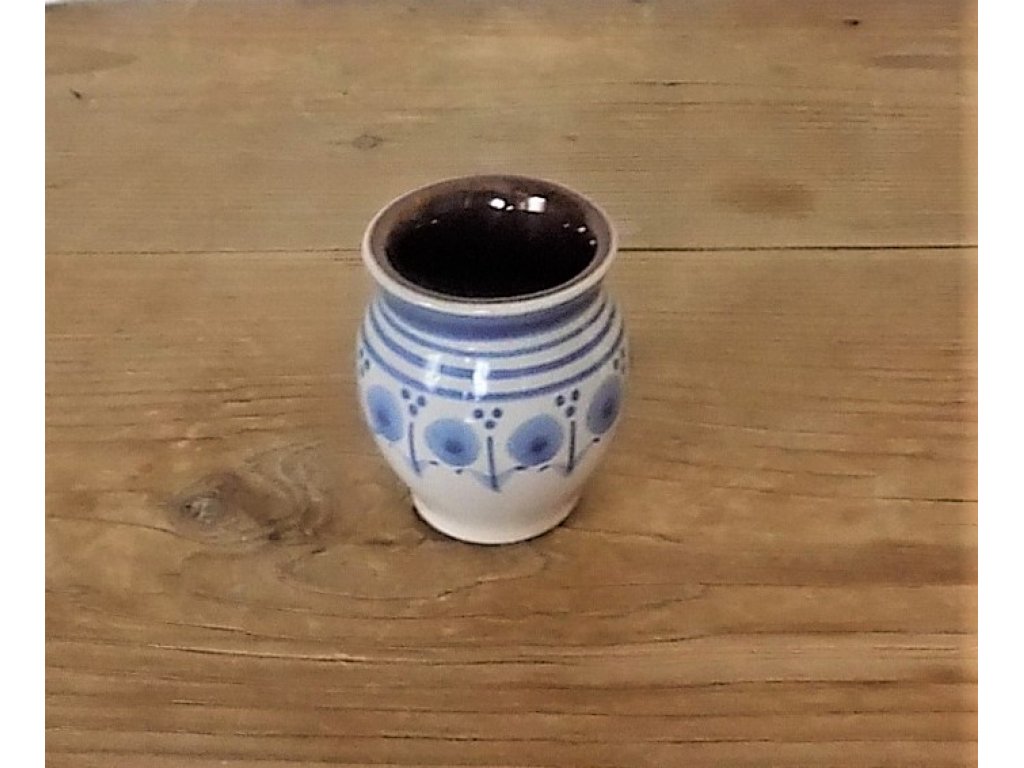 Keramická miniatúrna váza 0. - výška 6 cm
