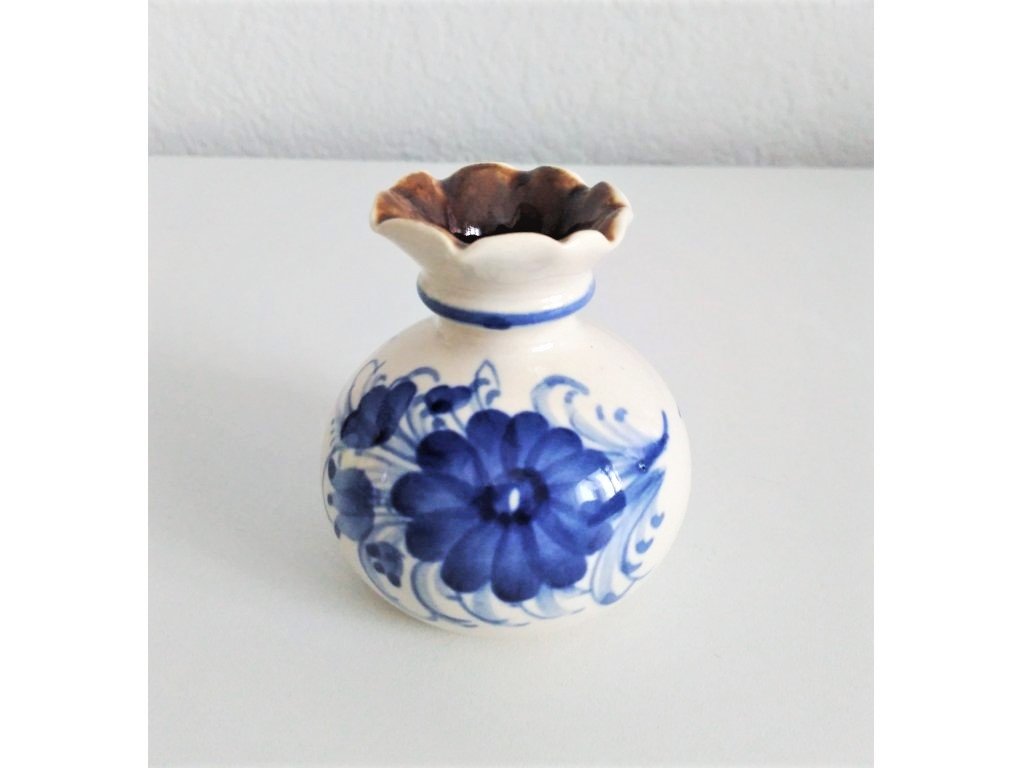 Keramická miniatúrna váza 2. - výška 6 cm