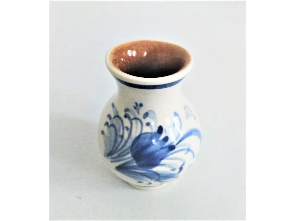 Keramická miniatúrna váza 4. - výška 5,5 cm
