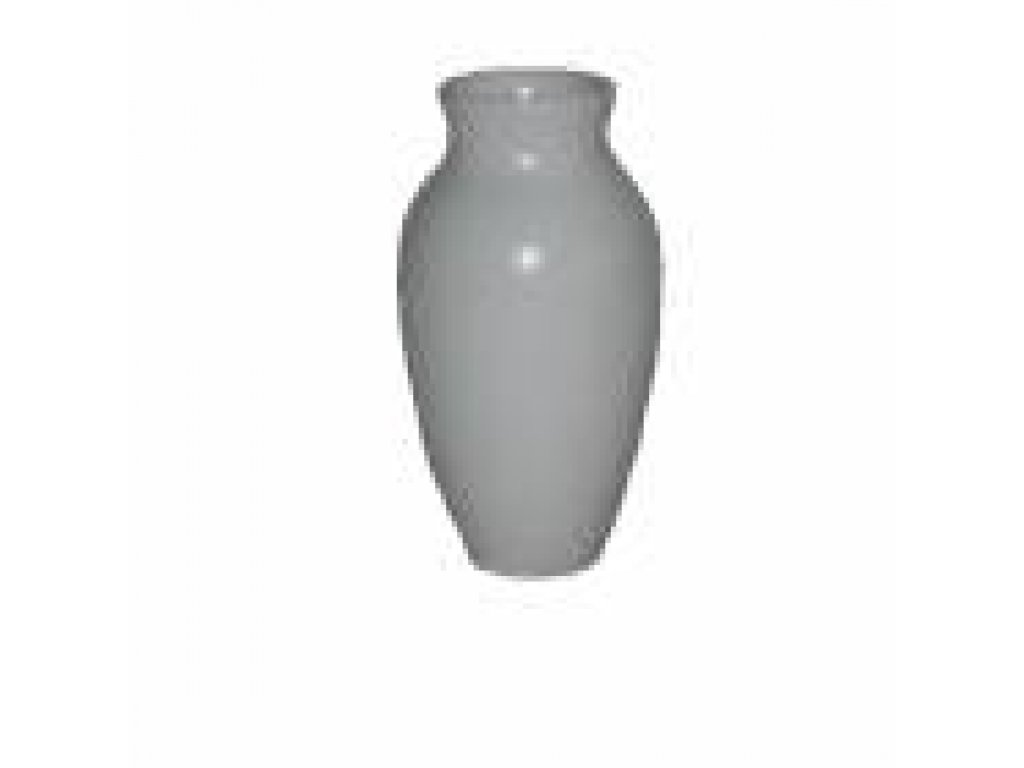 Keramická váza KK 27 šírka-11 cm výška-21 cm biela, kamenina