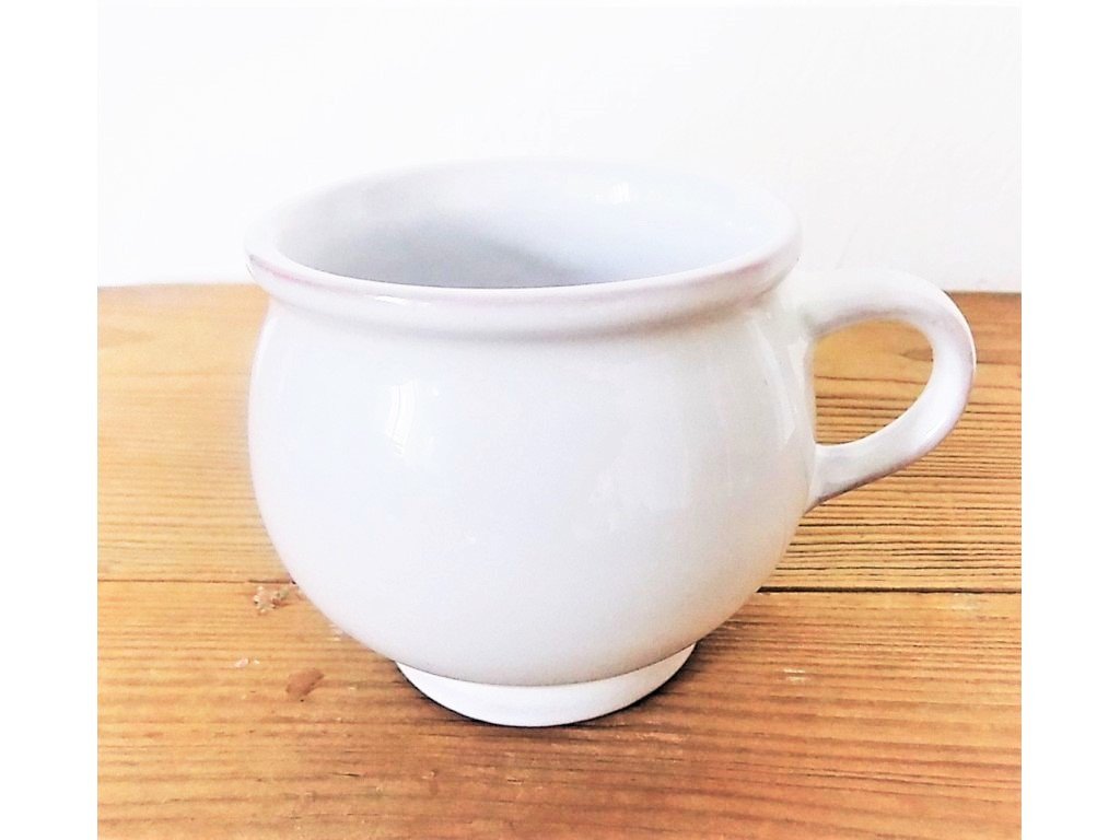 Keramický hrnek baculatý na kávu, čaj - rustik - velký