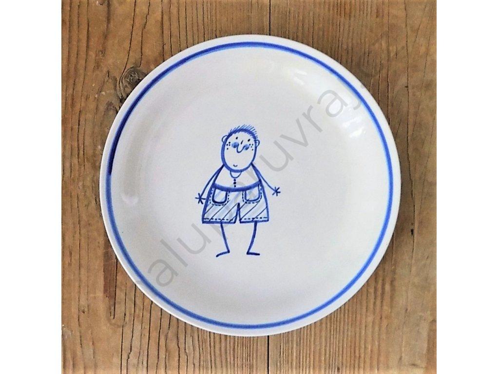 Keramický tanier pre malých chlapcov