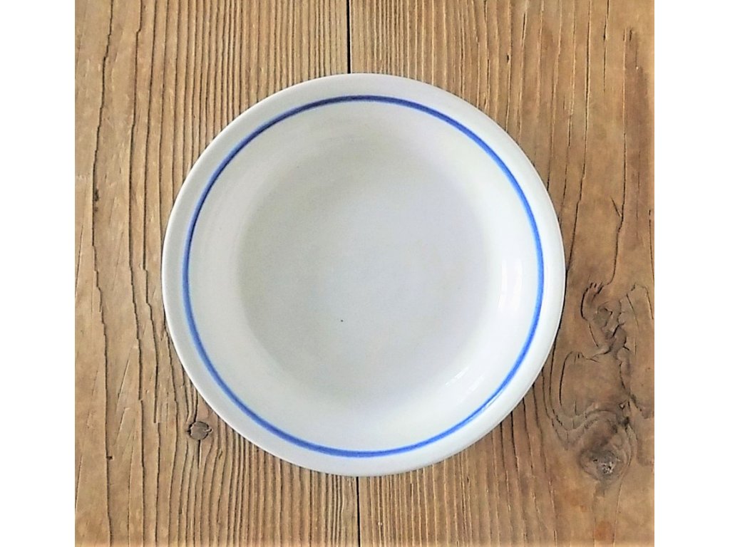 Stredný tanier s prúžkom, 13 cm