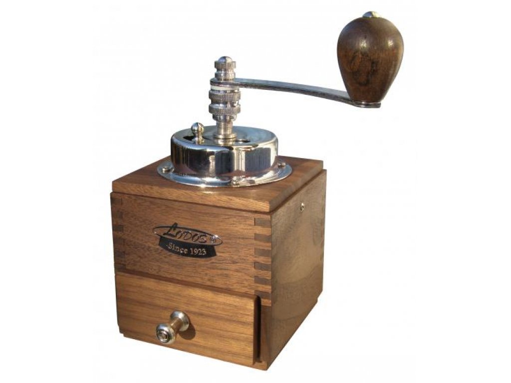 Ruční mlýnek na kávu dřevěný, 1945 Luxury, 20x10x10 cm