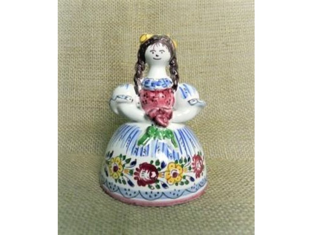 Slovácká panenka keramická