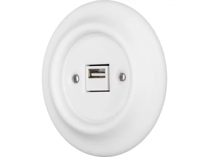 ALBA PORCELAIN USB nabíjačka - matná