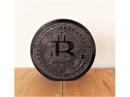 Peňaženka Bitcoin - BLACK GLASS