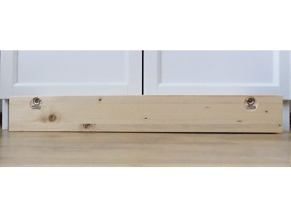 Dřevěná polička s kořenkami - šuplíky