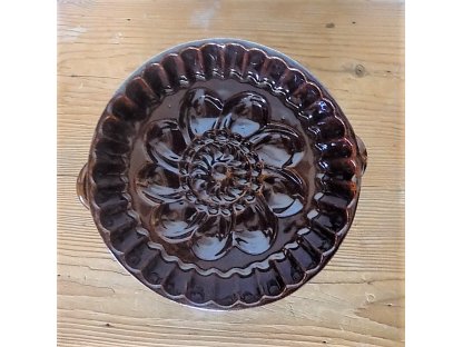 Keramická forma na pečení Koláč-průměr 24 cm. Objem 1 litr.