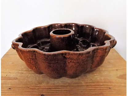 Keramická forma na pečení, Věnec - průměr 26 cm