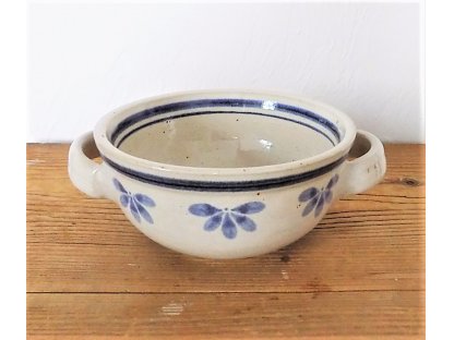 Keramická polievková miska s uškami - priemer 14 cm