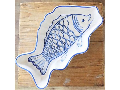 Keramická forma na pečenie kapra - ryby