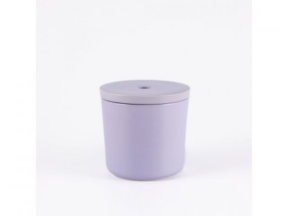Keramický popolník, nádoba na cigaretové ohorky - levanduľová - fialová
