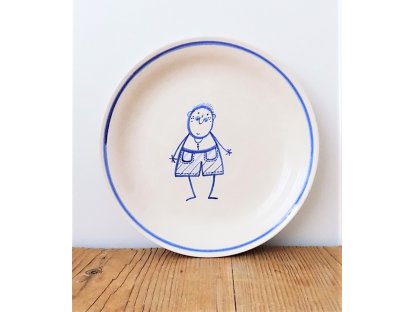 Keramický talíř pro malé kluky