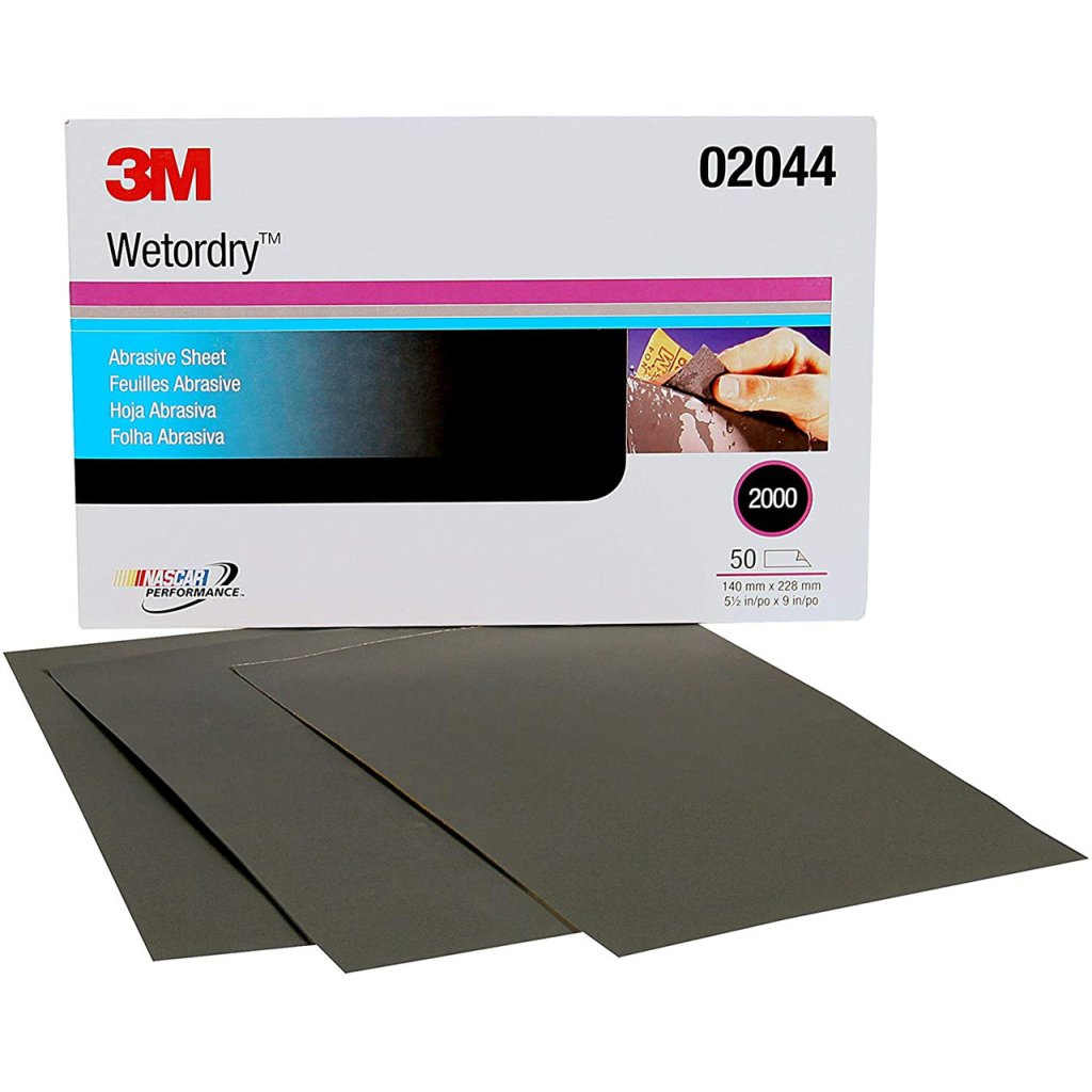 3M 02044 Micro Fine P2000 voděvzdorný brusný papír balení